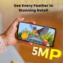 Bird Feeder with Camera 5MP Live Video, Solar Powered Smart AI Identify Birds Species, 2.4Ghz WiFi Camera Bird Feeder with Squirrel-Proof, Instant Arrival Alerts, Ideal Gifts for Bird Lovers