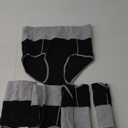 POKARLA Womens Cotton Underwear High Waist Full Coverage Briefs Soft Breathable Postpartum Panties Stretch Underpants (Small, Black-5pack)