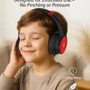 USB C Wired Over-Ear Headphones with Mic, Hi-Fi Stereo Sound, Noise-Isolating Ear Cups, Comfortable Fit for iPhone15/16, Samsung Galaxy S24/S23, Type-C Phones & Tablets (Silver)