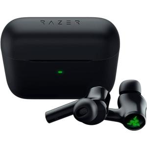 Razer Hammerhead True Wireless (2nd Gen) Bluetooth Gaming Earbuds: Chroma RGB Lighting -60ms Low-Latency- Active Noise Cancellation - Dual Environmental Noise Cancelling Microphones- Classic Black