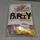 JOYMEMO Mexican Fiesta Baby Shower Decorations, Taco Bout A Baby Backdrop Banner Centerpieces Cake Topper Hanging Swirls with Printed Balloons, Mexican Fiesta Decor for Pregnancy Themed Party