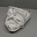 Magic Bed Skirt King Size 16 Inch Drop 100% Cotton Blend No Mattress Lifter Wrap Around Bed Skirt with Pleated Split Corners - Color White