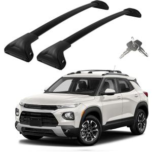 Roof Rack Cross Bars Compatible with Chevrolet Chevy Trailblazer 2021-2025, Adjustable Aluminum Heavy Duty 300 LBS Anti-Theft Lock Cargo Carrier Rooftop Crossbar Accessories for Bike,Snowboard,Luggage (For Chevrolet Chevy Trailblazer 2021-2025)