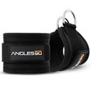 A90 Ankle Straps - Skin Friendly and Cushioned Gym Cuffs for Leg and core Exercises, Attachment for Cable Machines, Double Steel Hooks…