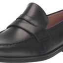 Cole Haan Women's Stassi Penny Loafer (5.5, Black Leather)