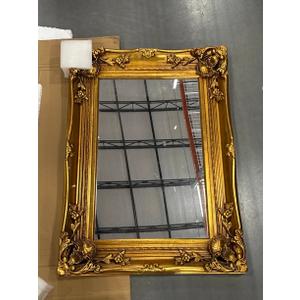 Antique Wall Mirror, 29.1'' x 21.2''Vintage Baroque Mirror with Ornate Frame, Gold Mirror Decorative for Entryway, Living Room, Bathroom