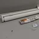 Reinforced 80 Inch Extra Wide Retractable Baby Gate with Support Rods, Indoor/Outdoor Retractable Pet Gates for Wide Openings, 33 Tall Mesh Dog Gate Indoor Extra Long Baby Gates for Decks, White