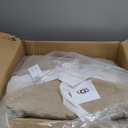 UGG Twin Comforter Set 4 Piece Bed in a Bag with Throw Blanket, Decorative Pillow Sham and Reversible Comforter Hypoallergenic Washable College Dorm Bedding, Twin XL, Brown Birch (Remina) (Ivory)