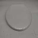 Toilet Seat Elongated,Toilet Seat with Toddler Seat Built in, Potty Training Toilet Seat Elongated Fits Both Adult and Child, with Soft Close, Easy Install and Clean - Elongated White and Pink