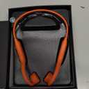 Bone Conduction Headphones, Open Ear Headphones with MP3 Mode 32GB, 10Hrs Playtime IP68 Waterproof Swimming Headphones Secure Fit for Running, Cycling, Work, GiftOrange