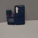 Vinich for Samsung Galaxy S24 Wallet Case with Card Holder, RFID Blocking Credit Slots Kickstand Shockproof Phone Cover Fit for Galaxy S24 6.2" Blue