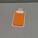 Apple iPhone 17 Pro Silicone Case with MagSafe and Camera Control: Lightweight Phone Case, Wireless Charging Compatible, Smooth Matte Finish; Orange