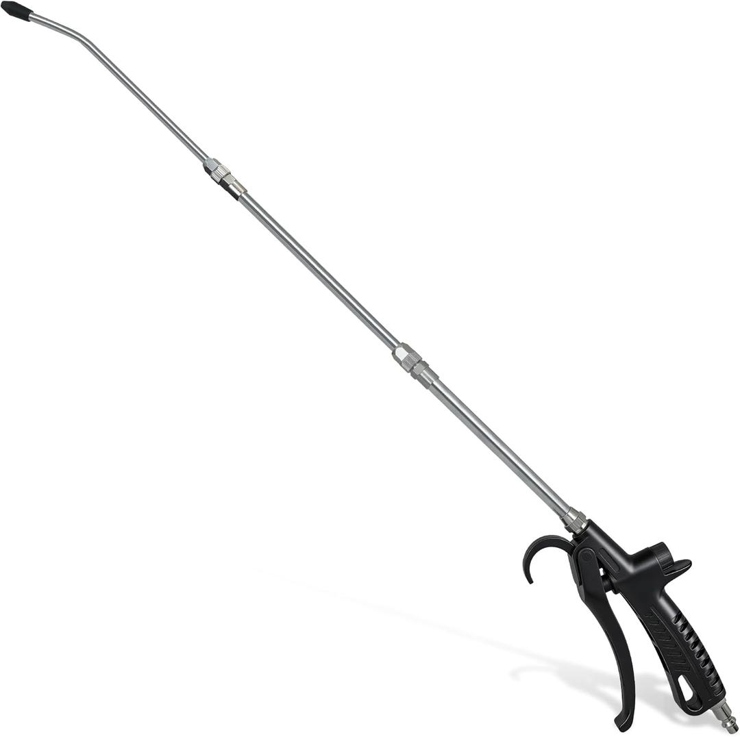KEENTECH High-Volume Powerful Air Blow Gun, 2246 Inch Extensible Air Nozzle Blow Gun, Extended Air Blower Gun for Dust Removal in Narrow Gap, Pneumatic Air Compressor Accessories Tool with 1/4" Plug