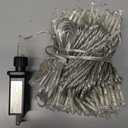 JMEXSUSS Connectable Warm White Christmas Lights Indoor Outdoor, 91.5ft 250 LED Christmas String Lights, 8 Modes Twinkle String Light Plug in for Tree Party Decoration