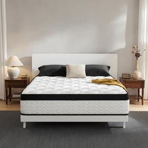 Full Size Mattress 10 Inch, Hybrid Mattresses Full Bed in a Box, Comfort Memory Foam and Individual Pocket Springs Fiberglass Free, New