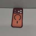 GolbinBox Magnetic for iPhone 17 Pro Case with Privacy Screen Protector, Compatible with MagSafe,[Full Camera Protection] Military Grade Matte Translucent iPhone 17 Pro Phone Cover,Wine Red