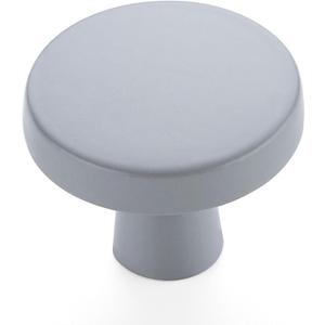 Ravinte 10 Pack Drawer Pulls 1-1/4 Inch Kitchen Cabinet Knobs Solid Round Dresser Drawer Knobs Matte Black Dresser Knobs Drawer Knobs Simple Cabinet Hardware for Cupboard Drawer Pulls Grey