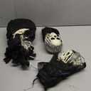 3 Pack Hanging Halloween Skeleton Ghosts Decor - Grim Reapers Flying Ghost with Adjustable Arms for Haunted House Prop Party Indoor Halloween Decorations Outdoor