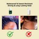 2 x Lace Glue Adhesive and Wig Glue for Lace Front Wigs - Waterproof & Sweat Proof, Strong Hold, Transparent & Seamless, Gentle Formula