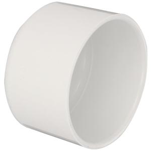 Spears 447 Series PVC Pipe Fitting, Cap, Schedule 40, 4" Socket