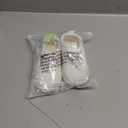 MORENDL Toddler Slip On Sneakers Baby Walking Shoes Non-Slip Breathable Unisex Pink Mesh Lace-Up Athletic Sneakers Infant Running Shoes (White127)