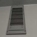 RazAir Foundation Vent with Damper and Screen - 16"x 6.5" Weatherproof and Paintable ABS  Easy to Install Moisture Mold Reducing for Crawl Space, Outdoor, Garage, and Home Improvement