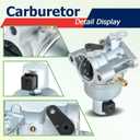 Autoparts 20-853-33-S Carburetor Carb Replacement for Kohler Courage 20 853 16-S SV530 SV540 SV590 SV600 15HP 17HP 18HP 19HP Engines