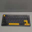 AULA F75 75% Wireless Mechanical Keyboard, Hot Swappable Creamy Keyboard, Pre-lubed Greywood Switches RGB Backlit Gaming Keyboards, 2.4GHz/Type-C/BT5.0 (Cool Black)