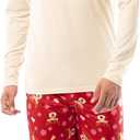 Fruit of the Loom Men Matching Holiday Family Sleep Pajama Set for Women, Men, and Kids