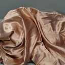 P Pothuiny 5 Pieces Satin Duvet Cover King Size Set, Luxury Silky Like Champagne Duvet Cover Bedding Set with Zipper Closure, 1 Duvet Cover + 4 Pillow Cases (No Comforter)