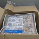 Vintage Living Room Rug, 7x9 Area Rug Large Washable Rugs for Bedroom, Soft Dining Room Carpet Non-Slip Non-Shedding Throw Rug for Farmhouse Indoor Kids Playroom (Teal/Antique 7x9)