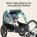 Retrospec Rover Kids Bicycle Trailer Single and Double Passenger Children’s Foldable, 1 Passenger