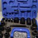 Orion Motor Tech Master Ball Joint Press Kit, 23pc Ball Joint Press & U Joint Removal Kit with Sockets and Universal Adapters, Heavy Duty Ball Joint Tool Set