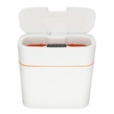 Automatic Trash can Induction Kitchen Trash can with Lid Home Bedroom Bathroom Narrow Slit Trash can (Color : A, Size : 13L)