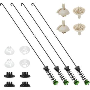 W11130362 WTW5000DW2,WTW5000DW3,WTW5000DW1,MVWX655DW1,MVWC565FW1 Washer Suspension Rod Kit Replacement fit for Whirlpool Maytag Kenmore Washing Machine1022352510 Replace AP6262443 W10594080