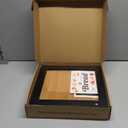 Corner Bread Box for Kitchen Countertop, Black Bread Storage Container for Homemade Bread, Two Layer Breadbox under Cabinet Mount, Large Bread Holder for Kitchen Counter, Pantry Shelf