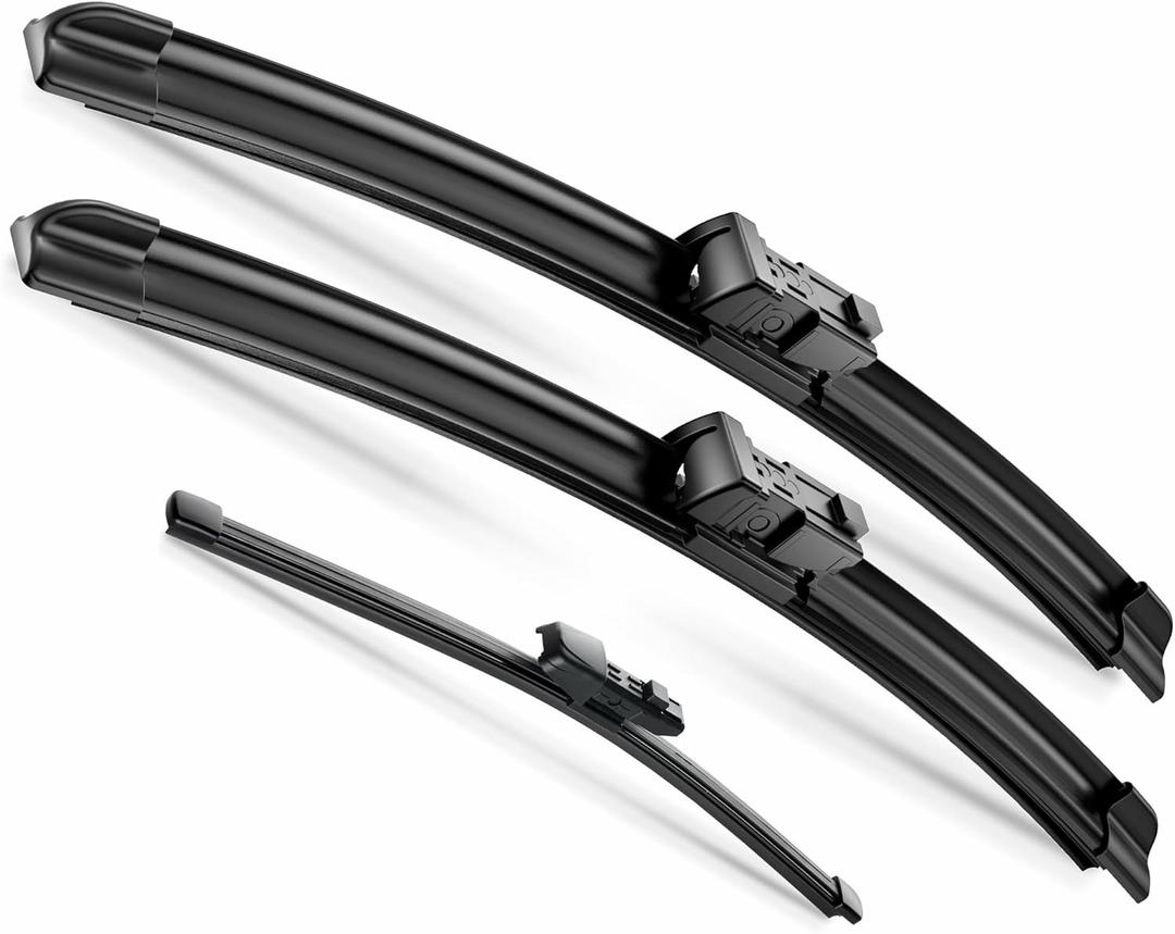 26"+18" Windshield Wipers with 11 Inch Rear Wiper Blade Replacement for VW Volkswagen Taos 2022-2024 Original Factory Quality-J Hook Wipers(Pack of 3)