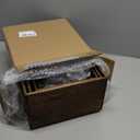 6 PCS Wooden Buffet Risers, Rustic Wood Cake Cupcake Stands, Square Food Risers for Buffet Table, Catering Dessert Table Display Set, Stackable Wooden Crates for Party, Decor, Wedding, Birthday