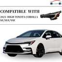 Headlight Fit For 2023 2024 2025 Toyota Corolla SE XLE XSE HeadLamp (Left Driver) LH 81150-02U60 CR23A02L