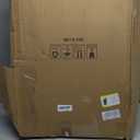 4ft Lighted Artificial White Christmas Tree | Leeheeyee Small Christmas Tree, Not Pre-lit White Tinsel Pine Trees with Lights, Ideal for Home, Office, and Xmas Tree Party Dcor