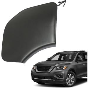 ATUOTPO Front Tow Eye Cover 622A09PF0A Compatible with Nissan Pathfinder 3.5L 2016-2021 Replace 622A0-9PF0A Black Front Bumper Tow Hook Cover Cap