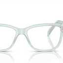 Swarovski Women's Sk2007 Square Prescription Eyewear Frames (Opal Light Blue/Demo Lens)