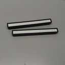 Wireless Picture Lights 12", 4400mAh Battery Powered Cordless Wall Lights, 2Pack Dimmable Remote Timer for Painting Artwork Living Room (Black)