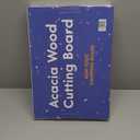End Grain Butcher Block Cutting Board [1.5" Thick]. Made of Acacia Wood and Conditioned with Beeswax, Flaxseed Oil & Lemon Oil. 16" x 11" Chopping Board by Ziruma.