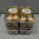 4 x Ferrero Rocher, Premium Milk Chocolate Hazelnut, Individually Wrapped, Chocolate Gift Box, 16 Count, 7 oz (EXP 09/30/25)