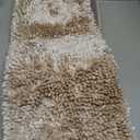 Yimobra Bathroom Rug, Chenille Extra Soft and Absorbent Shaggy Bath Mat, Non Slip, Machine Washable Dry, Plush Floor Carpet for Tub, Shower and Bath Room (31.5 Inches X 19.8 Inches, Khaki)