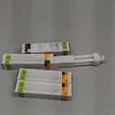 KOR CFL Light Bulb, 13W Double Tube, 4-Pin G24Q-1 Base, 5000K Bright White, Pack of 4