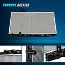 Nilight Radiator for Honda Civic 2006-2011 2.0L 1.8L