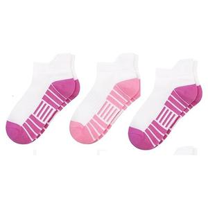 SPTRAMLE 12 Pairs Girls Socks, Athletic Socks for Girls Ankle Sock Cotton Running Sock with Tab for Kids 1-3 Years