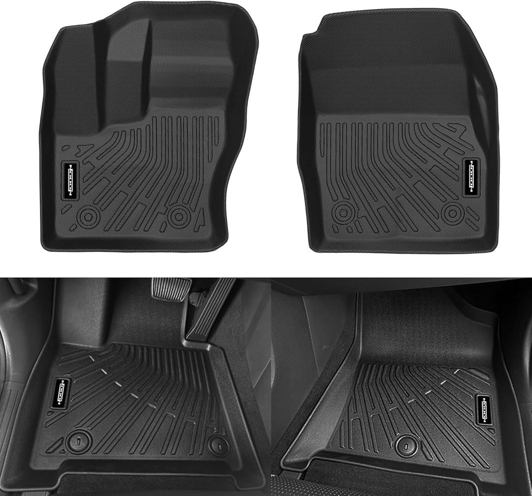 All Weather Floor Mats Fit for 2014-2021 Ford Transit Connect Floor Mats Replacement for Ford Transit Connect Accessories Guard Odorless Floor Liner